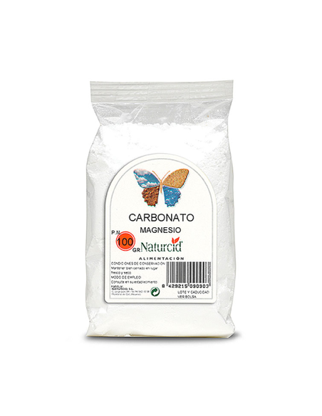 Carbonato de Magnésio 100g Naturcid Qualidade e Pureza Garantidas