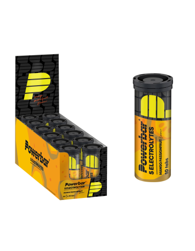 Eletrólitos Manga-Maracujá 10Tabs Power Bar Hidratação ideal