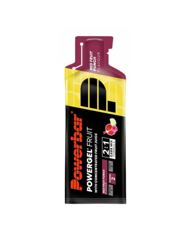 Powergel Red Fruits 41g Power Bar  Energía y sabor intenso