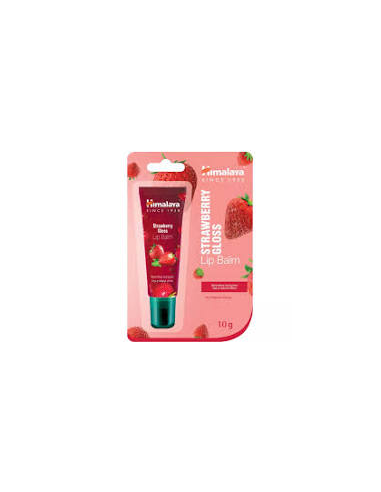 Bálsamo Labial Himalaya Strawberry Gloss 10g Hidratação e Suavidade