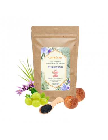 Shampoo em Pó Purificante Orgânico 250g Cultivadores Naturais