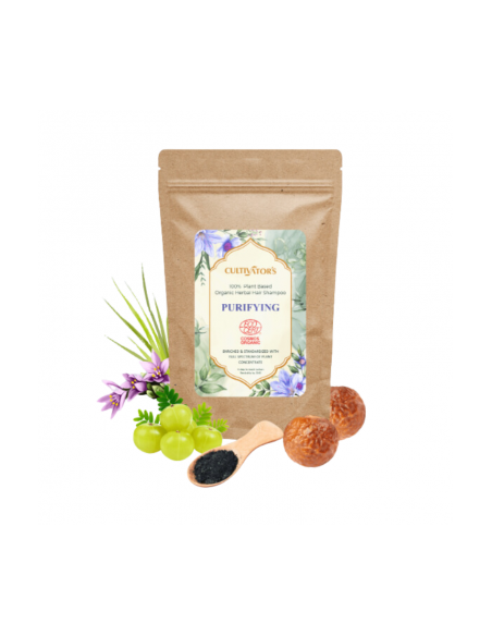 Shampoo em Pó Purificante Orgânico 250g Cultivadores Naturais