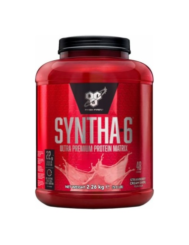 BSN Syntha 6 Strawberry Swirl 2260g  Proteína Deliciosa