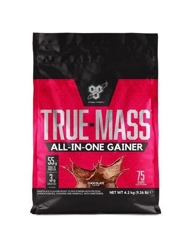 Bsn True Mass All In One Gainer 4200G Chocolate - Nutrición Completa