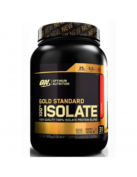 Morango Isolado 100% Gold Standard 930g - Optimum Nutrition
