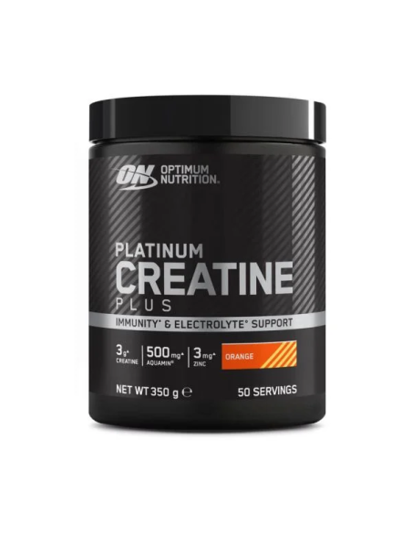 On Platinum Creatine Plus Orange 350G - Energia e Desempenho