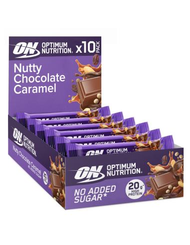 Barra On Nutty Chocolate Caramelo 10X70G - Energia e Sabor