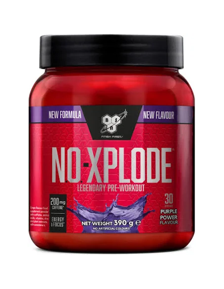 Bsn N.O. Xplode Legendary 390G Purple Power  Energía y Fuerza