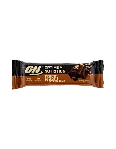 Barra Crunch de Brownie de Chocolate 10x65g Optimum Nutrition