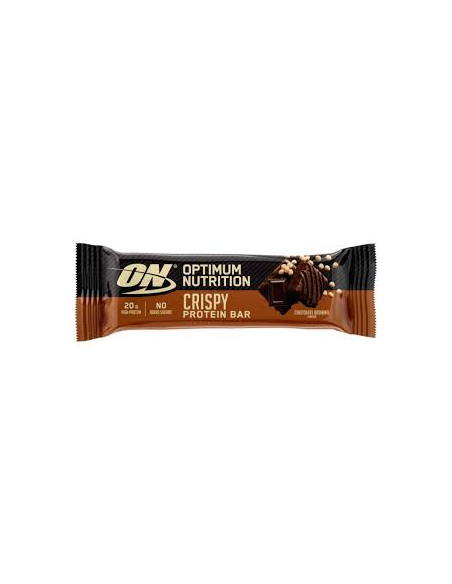 Barra Crunch de Brownie de Chocolate 10x65g Optimum Nutrition