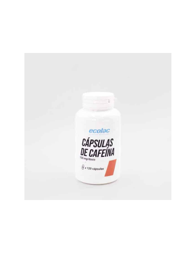 Cápsulas de Cafeína Ecolac 60 Cap: Energía y Concentración
