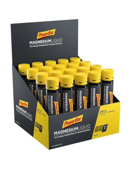 Power Bar Frascos de Magnésio 20 Ampolas Energia e Vitalidade