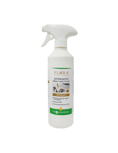 Spray Higienizante Multiusos Flora 500 ml  Limpieza Efectiva