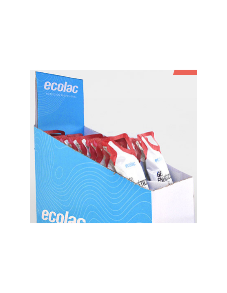Pack 24 Gel Ecolac Energy Sabor Morango - Energia Natural