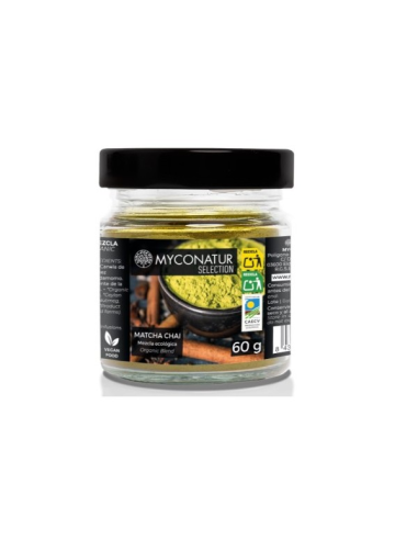 Te Matcha Chai 60g Myconatur  Energía y Sabor Natural