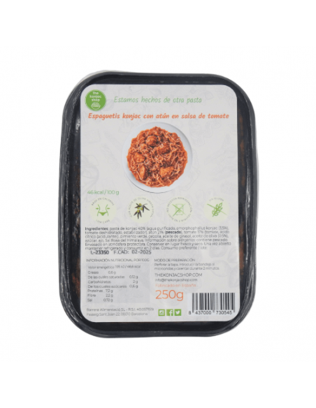 Macarrão Konjac com Lombo de Vaca e Boleto 250g