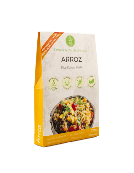 Arroz Konjac 1Kg | Baixa Caloria e Saudável