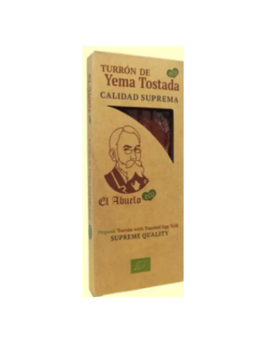 Turrón Jijona Eco 50g El Abuelo  Sabor Tradicional Natural