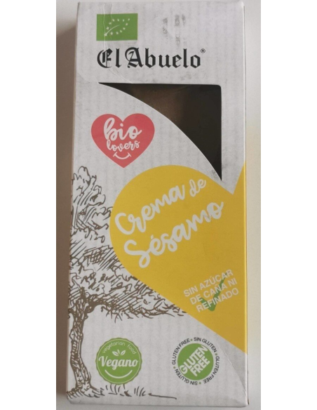 Turrón Crema de Sésamo Vegano 200g Eco Biolovers El Abuelo