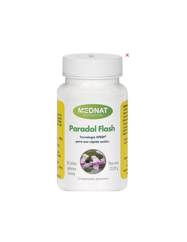 Paradol Flash 30 Perlas Mednat  Energía y Bienestar Natural