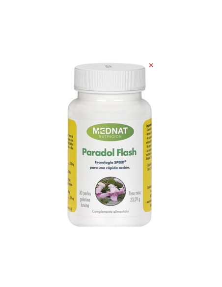 Paradol Flash 30 Perlas Mednat  Energía y Bienestar Natural