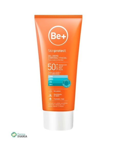 Be+ Skinprotect Gel Creme FPS 50+ 200 ml Proteção Total