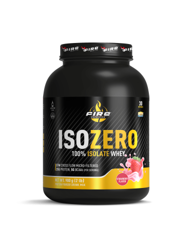 Isozero Cfm 100% Isolado Morango 900g - Qualidade Nutricional Fogo