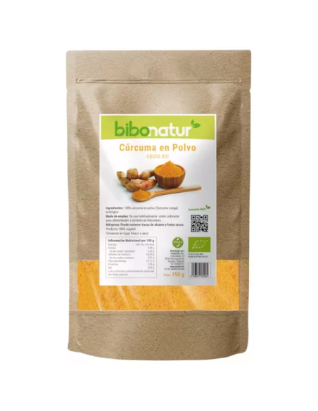 Cúrcuma en Polvo Bio 100g Bibonatur  Calidad Natural