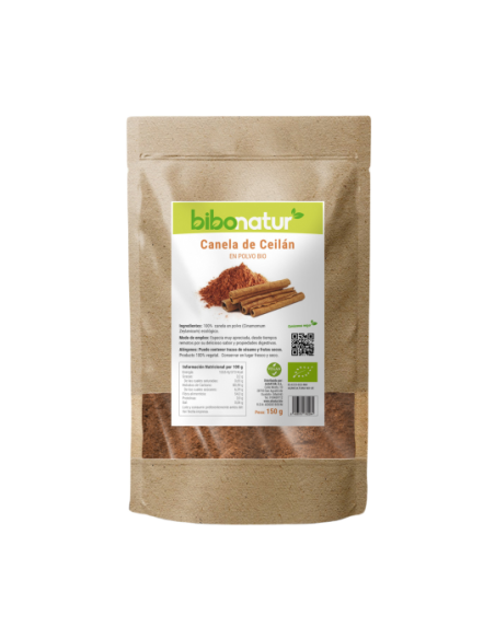 Canela en Polvo Bio 100g Bibonatur  Sabor Natural Saludable