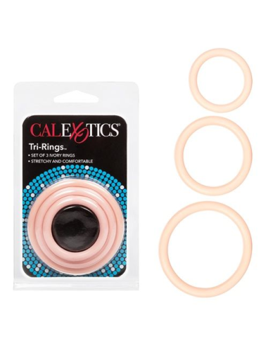 Tri Rings Natural Light Pink da Calexotics Sure Pleasure