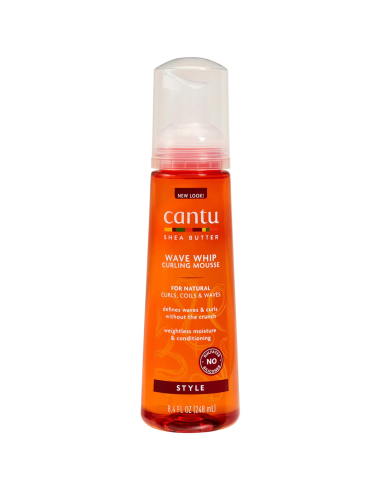Cantu Wave Whip Mousse 248 ml para cachos definidos e duradouros