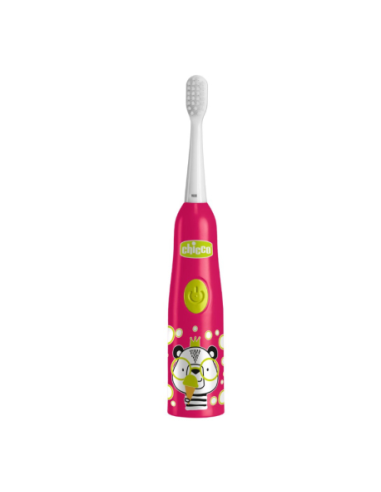 Escova de Dentes Elétrica Pink Panda Chicco 36M+ Segura