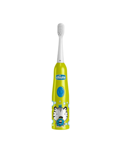 Escova de Dentes Elétrica Green Tiger 36M+ Chicco Infantil