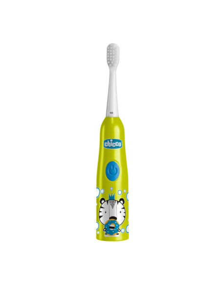 Escova de Dentes Elétrica Green Tiger 36M+ Chicco Infantil