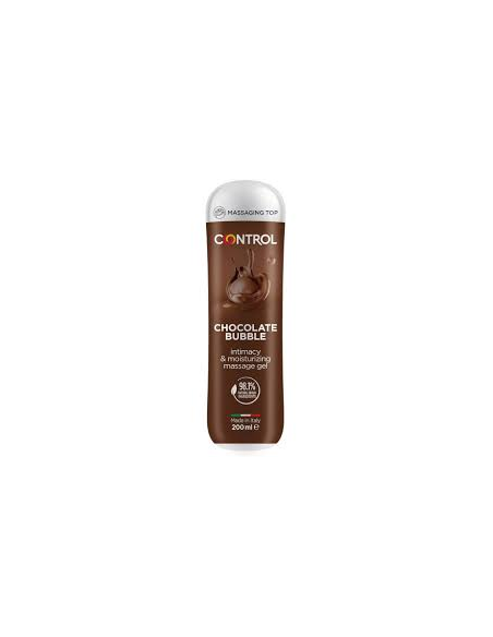 Control Bubble Gel de Massagem Chocolate 200 ml Relaxamento Total