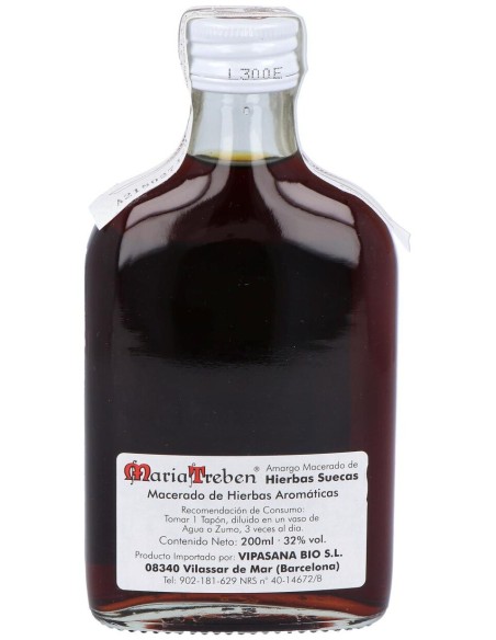 Amargo Hierbas Suecas Maria Treben 200ml  Salud Natural
