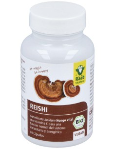 Reishi 80 Cápsulas  Bio Sg Vegan Raab Vitalfood 2