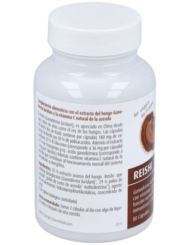 Reishi 80Cap. Bio de Raab Vitalfood