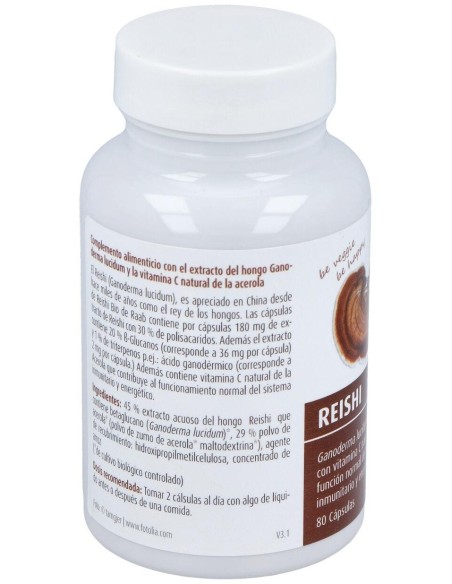 Reishi 80Cap. Bio de Raab Vitalfood