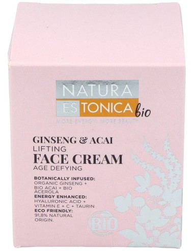 Crema Facial Ginseng-Acai 50ml | Natura Estonica Bio