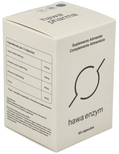 Hawa Enzym 60Cap. de Hawa Pharma