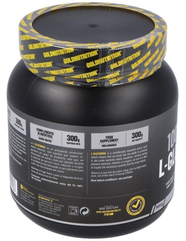 L-Glutamina 300 gramos Gn de Gold Nutrition