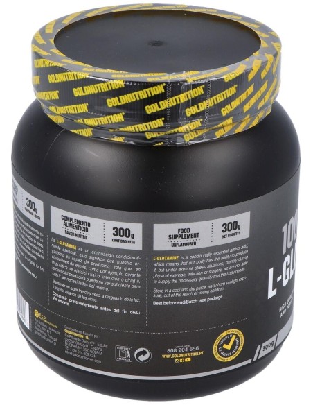 L-Glutamina 300 gramos Gn de Gold Nutrition