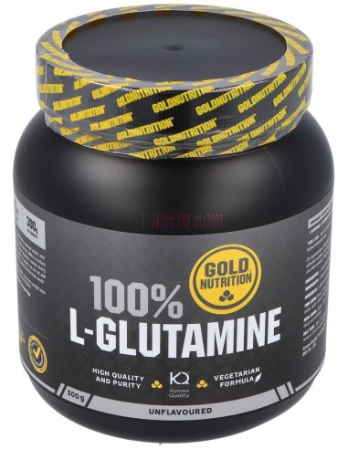 L-Glutamina 300 gramos Gn de Gold Nutrition