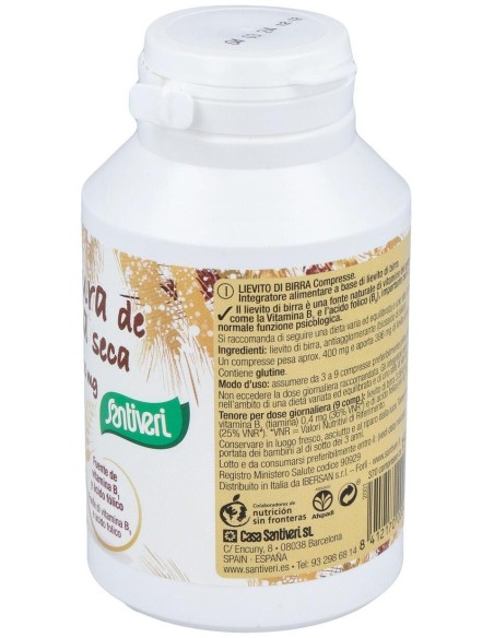 Levadura De Cerveza 350 Comprimidos Santiveri