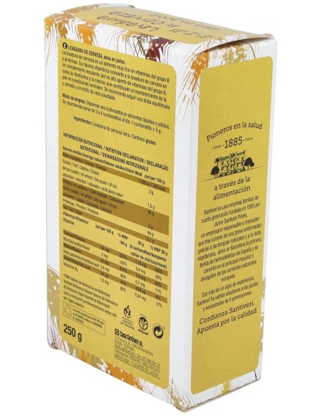 Levadura De Cerveza En Polvo 250 Gramos Santiveri