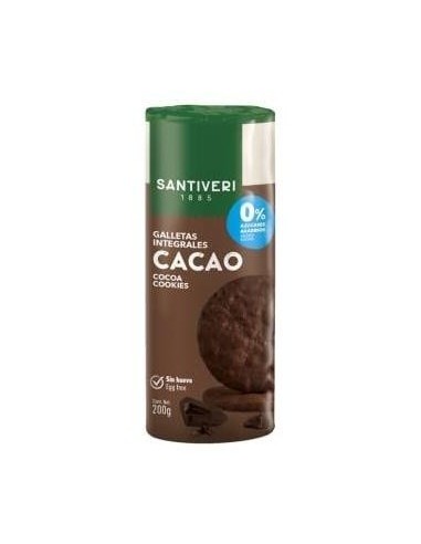 Galletas Digestive Cacao 0% Azucares 200 Gramos Santiveri