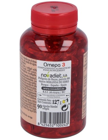 Omepa 3 (Epanova Plus) 90Cap. de Novadiet
