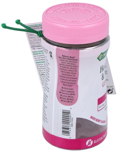 Gummies Pelo Piel Y Uñas Con Biotina 60Gominolas de Nature´S Bounty