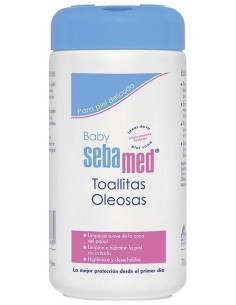 Baby Toallitas Limpieza Pañal Oleosas 70Uds. Sebamed 2